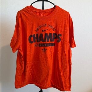 🌿 Nike Orange American League Champs Tee